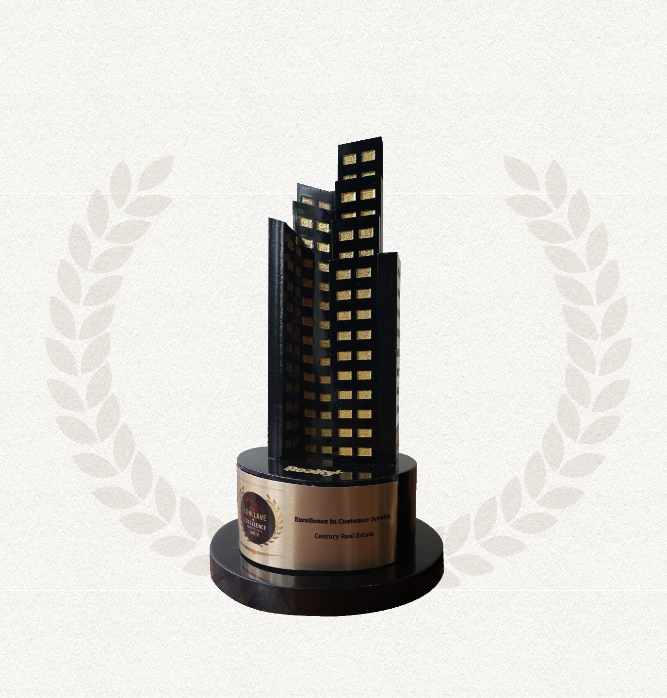 Awarded Excellence in Customer Service at Realty+ South India Conclave - 2023