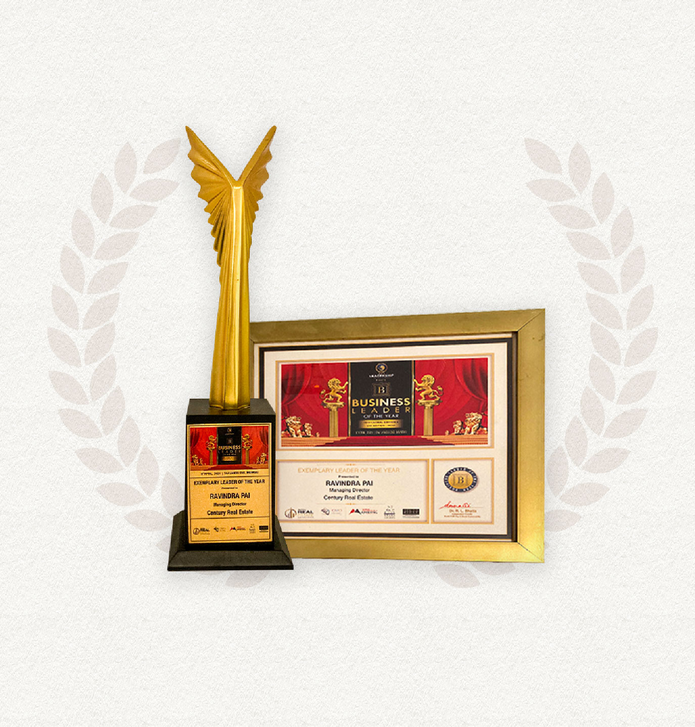 P. RAVINDRA PAI, MANAGING DIRECTOR, WINS EXEMPLARY LEADER OF THE YEAR - 2021